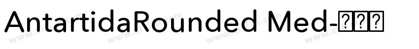 AntartidaRounded Med字体转换
